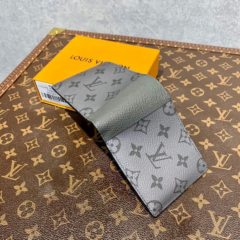 LV M30843 Louis Vuitton Multiple Wallet Gunmetal Gray - Default Title - View 3