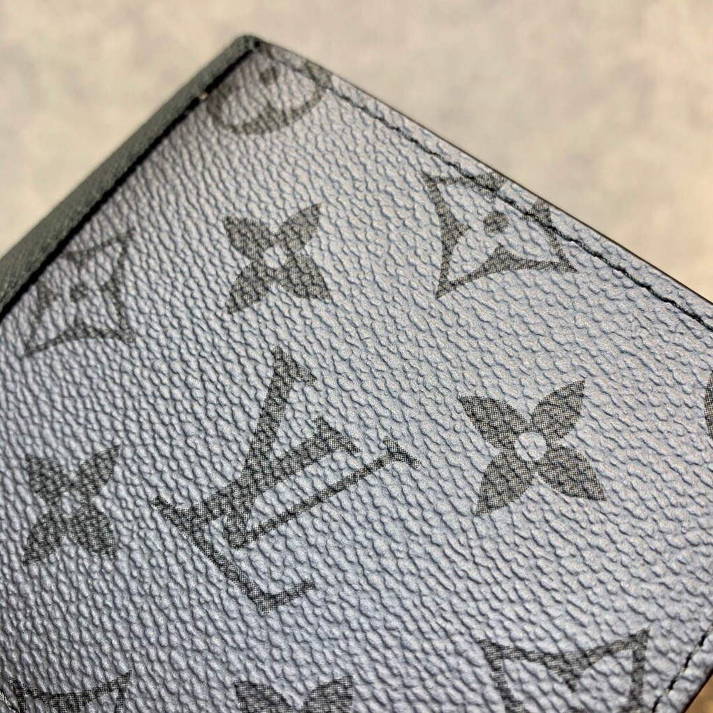 LV M30843 Louis Vuitton Multiple Wallet Gunmetal Gray
