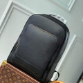 LV M30857 Louis Vuitton Adrian Backpack Black - Default Title - View 1
