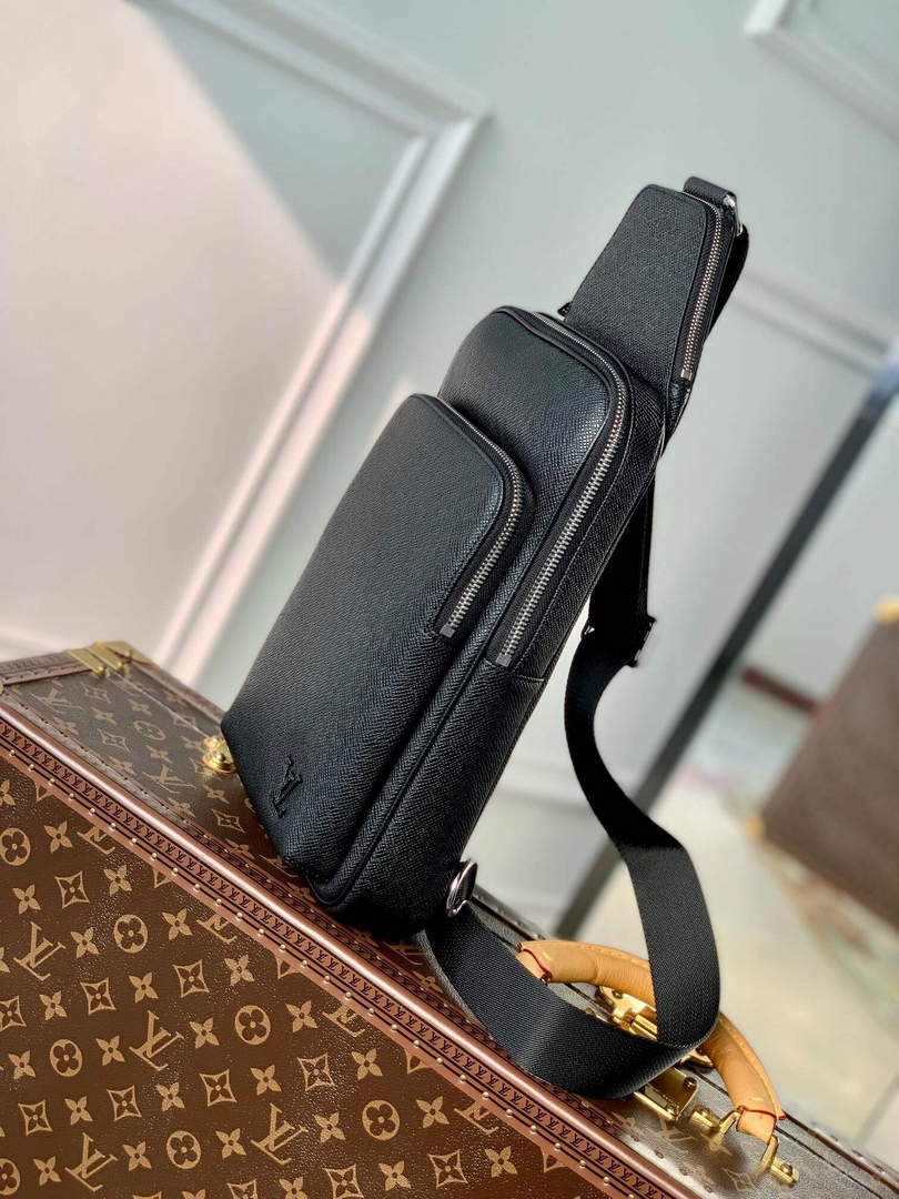 LV M30859 Louis Vuitton Avenue Sling Bag Black - Default Title - View 3