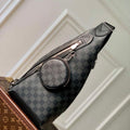 LV M30936 Louis Vuitton Duo Sling Bag Black grid - Default Title - View 1