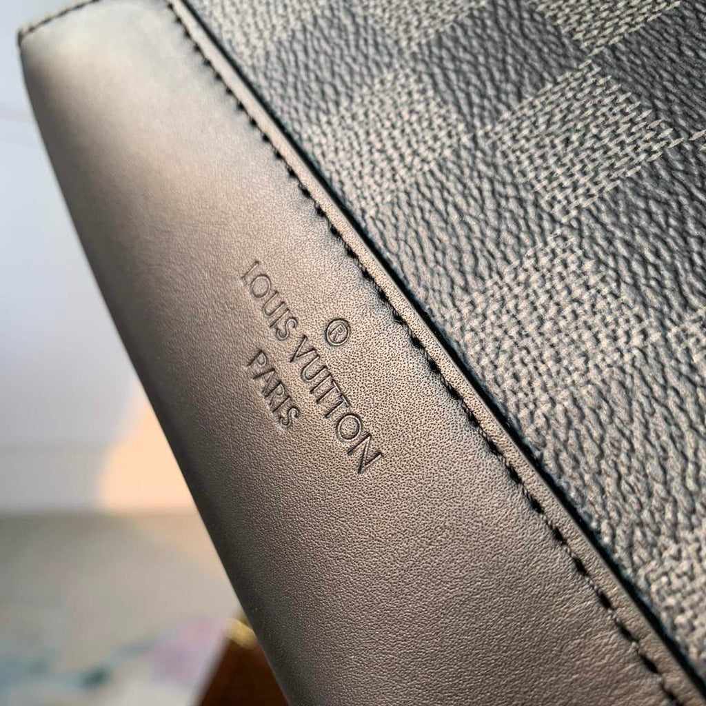 LV M30936 Louis Vuitton Duo Sling Bag Black grid