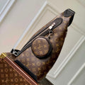 LV M30936 Louis Vuitton Duo Sling Bag Black Monogram - Default Title - View 1