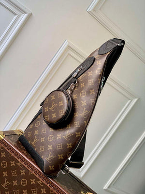 LV M30936 Louis Vuitton Duo Sling Bag Black Monogram - Default Title - View 3
