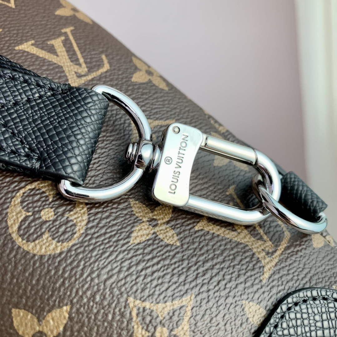 LV M30936 Louis Vuitton Duo Sling Bag Black Monogram - Default Title - View 8