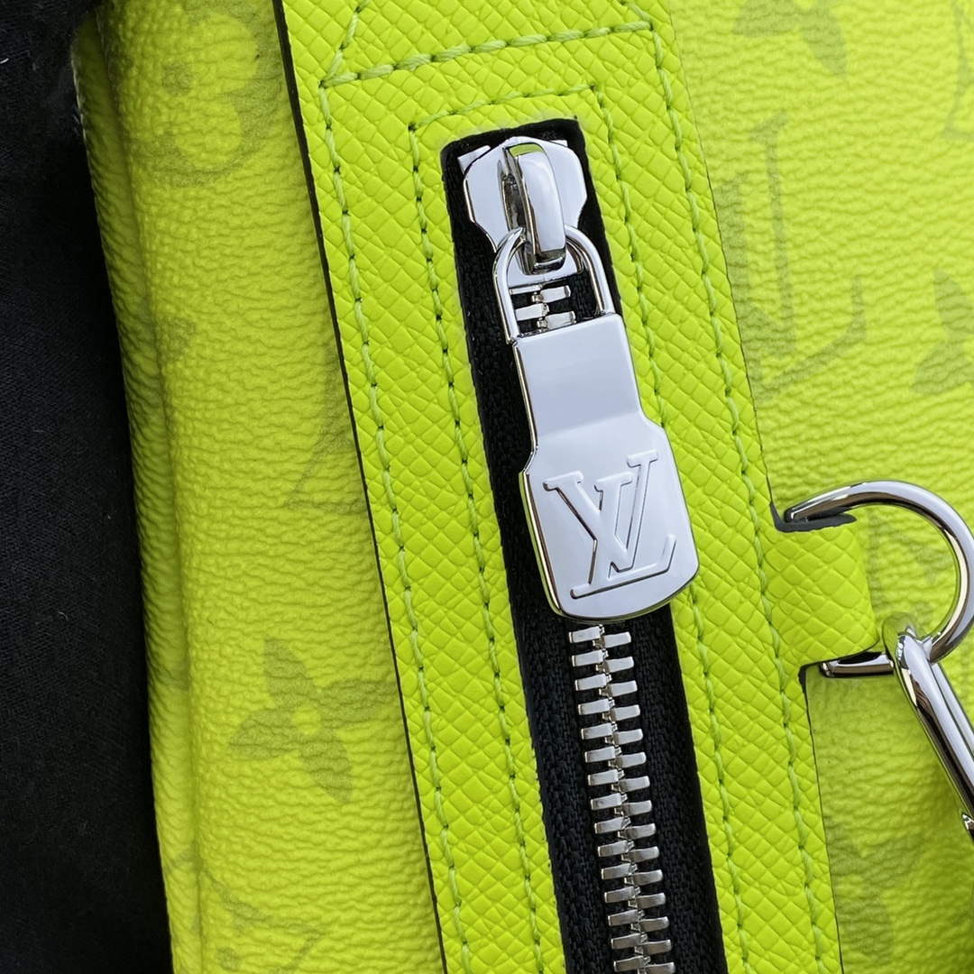 LV M30945 Louis Vuitton Duo Sling Bag Neon Yellow - Default Title - View 6