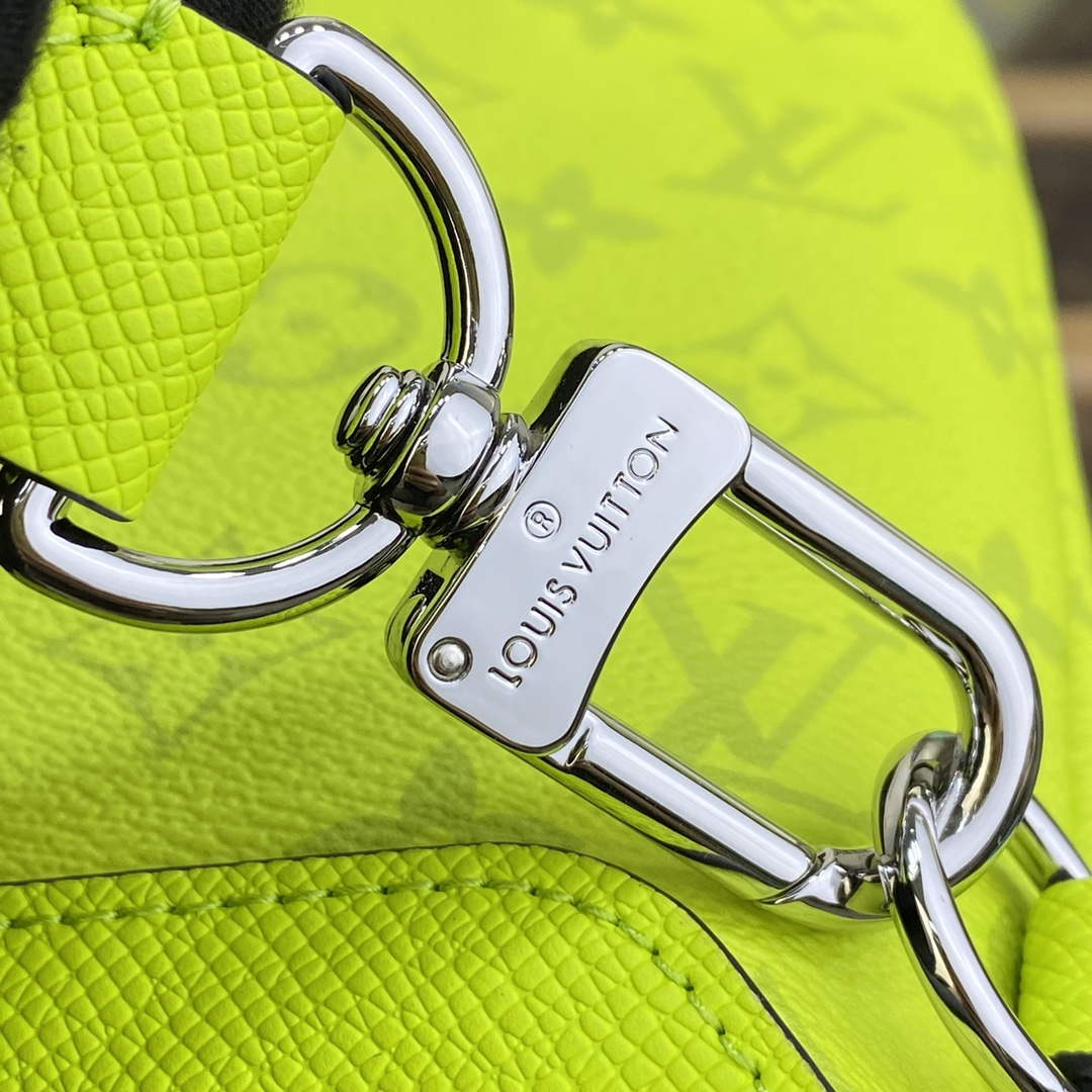 LV M30945 Louis Vuitton Duo Sling Bag Neon Yellow - Default Title - View 7
