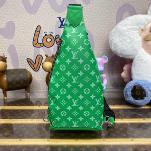 LV M31000 Louis Vuitton Duo Sling Bag Green - Default Title - View 3