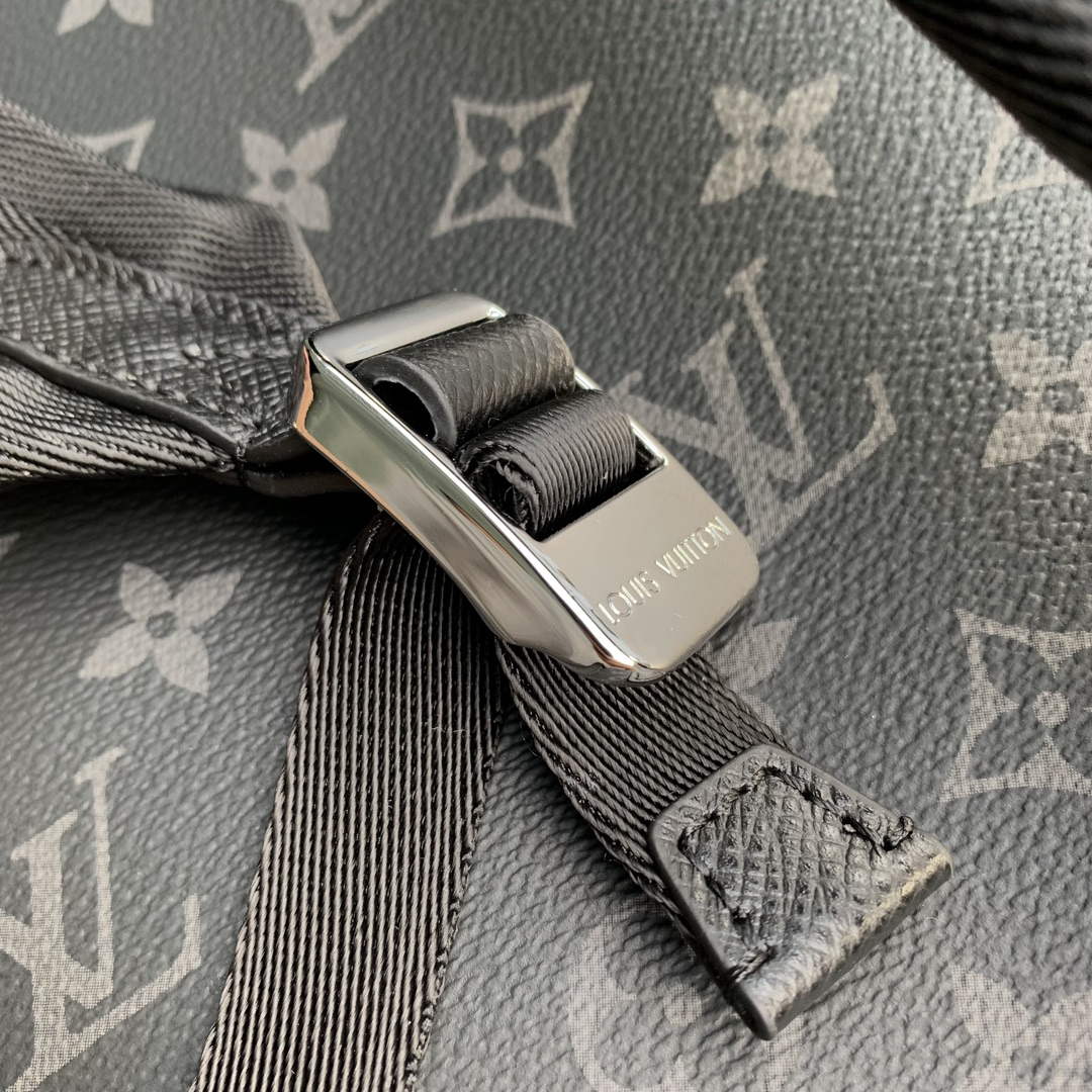LV M31033 Louis Vuitton Discovery Backpack Bag Black - Default Title - View 8
