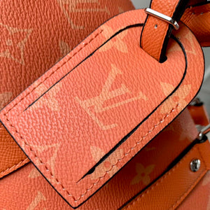 LV M31044 Louis Vuitton Keepall Bandouliere 25 Bag Tangerine - Default Title - View 5