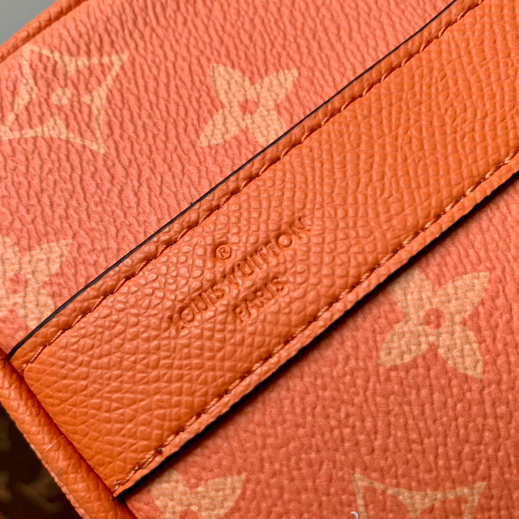 LV M31044 Louis Vuitton Keepall Bandouliere 25 Bag Tangerine