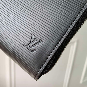 LV M31071 Louis Vuitton Zippy Wallet Black EPI - Default Title - View 3