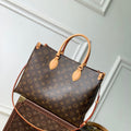 LV M3A142 Louis Vuitton OnTheGo Soft MM Bag Monogram