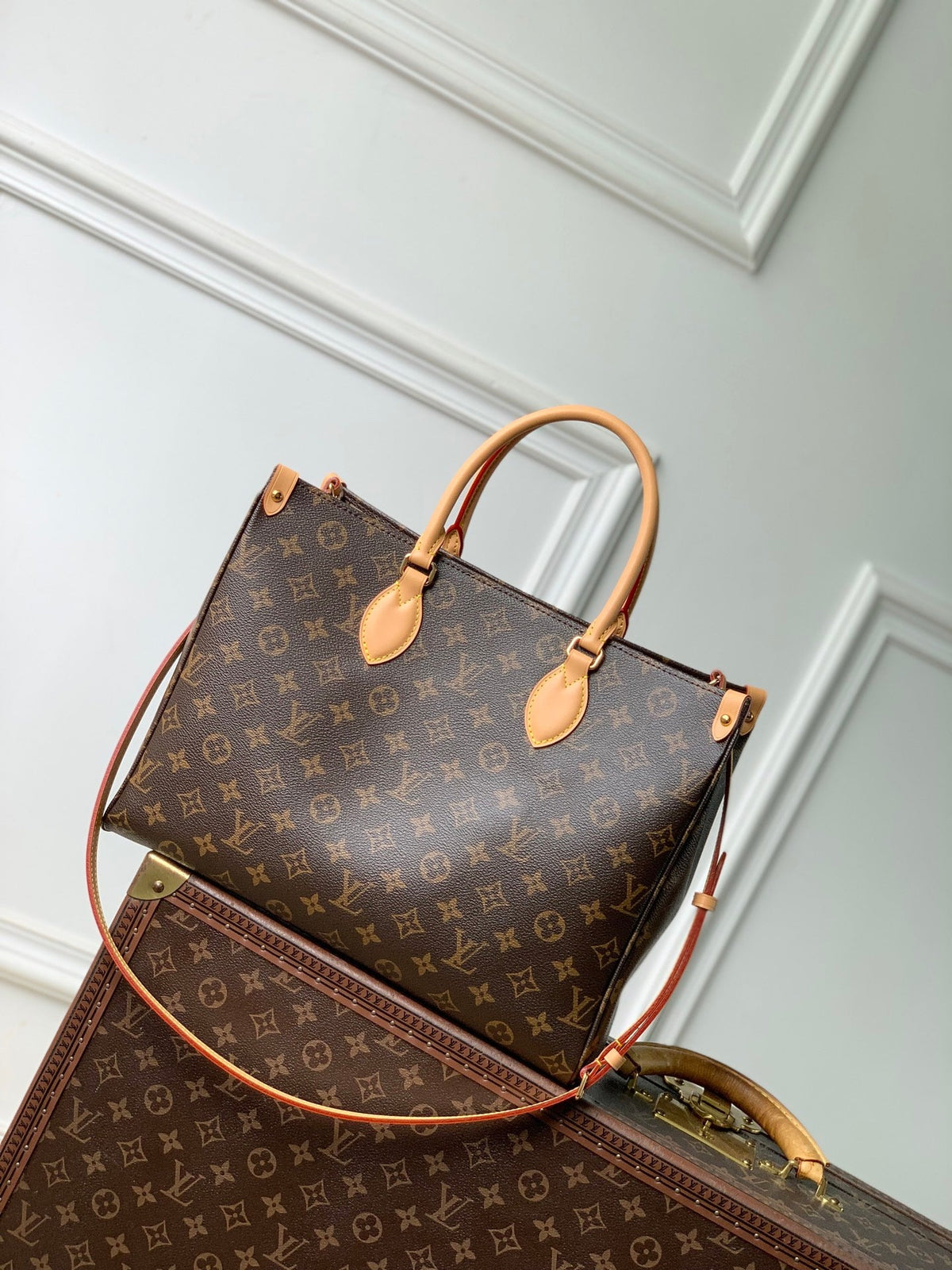LV M3A142 Louis Vuitton OnTheGo Soft MM Bag Monogram