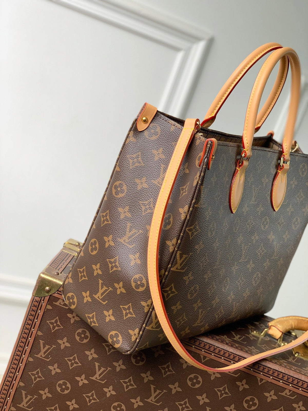 LV M3A142 Louis Vuitton OnTheGo Soft MM Bag Monogram