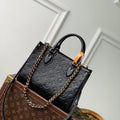 LV M3A345 Louis Vuitton OnTheGo Soft PM Bag Black