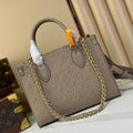 LV M3A834 Louis Vuitton OnTheGo Soft PM Bag Tourterelle