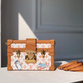 LV M40273 Louis Vuitton Petite Malle Monogram M54180 White and Yellow - Voguebags