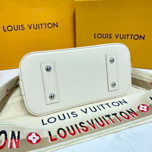 LV M40304 Louis Vuitton Alma BB Epi Handbag White - Default Title - View 4