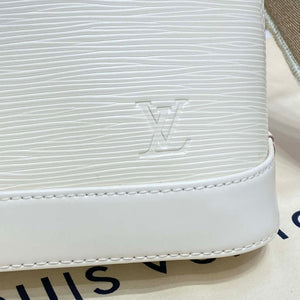 LV M40304 Louis Vuitton Alma BB Epi Handbag White - Default Title - View 6