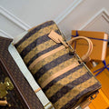 LV M40567 Louis Vuitton Keepall Bandouliere 50 Monogram Canvas Yellow