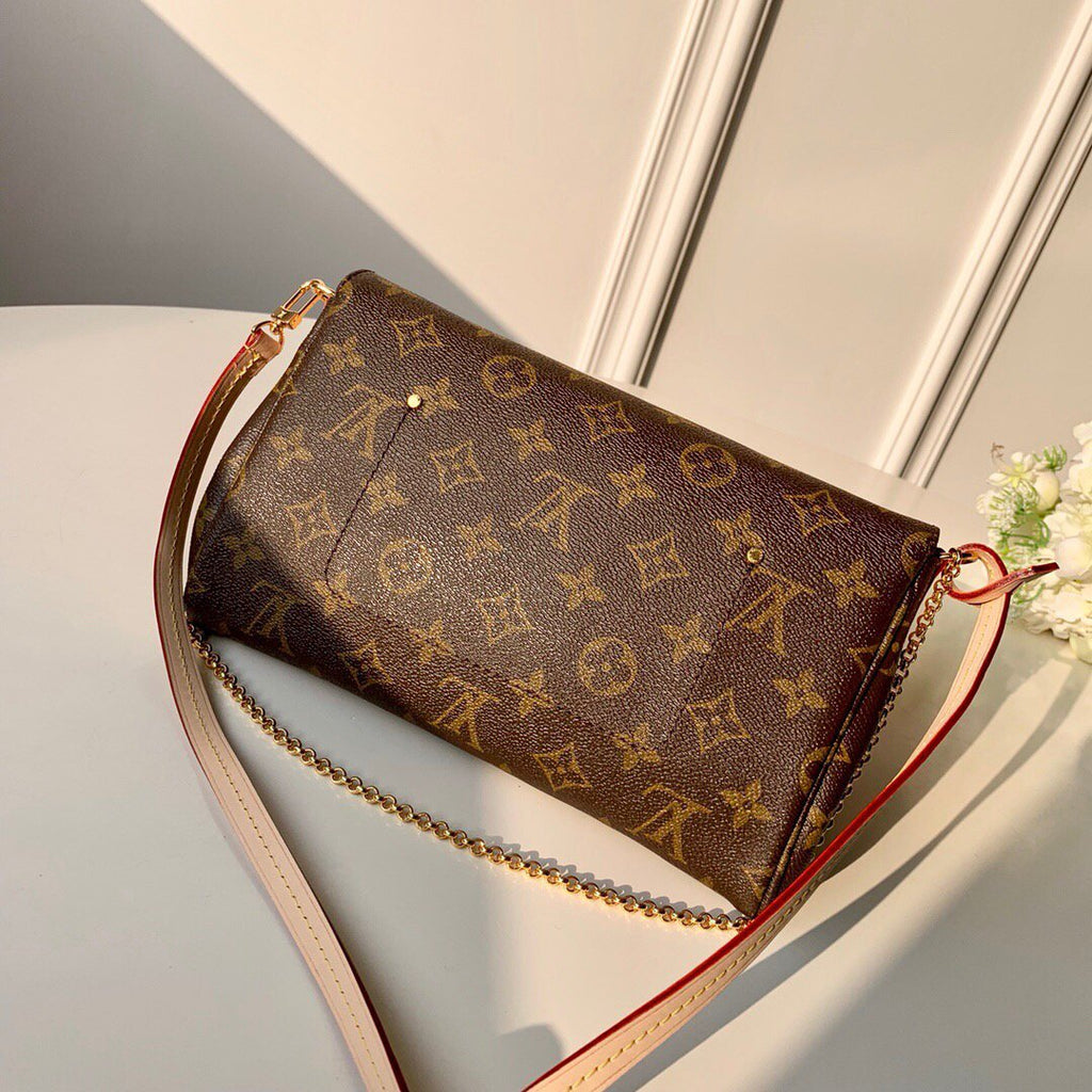 LV M40718 Louis Vuitton Favorite Mm M40717 Handbag Monogram Canvas - luxibagsmall