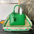 LV M40862 Louis Vuitton Alma BB Epi Handbag Green - Default Title - View 1