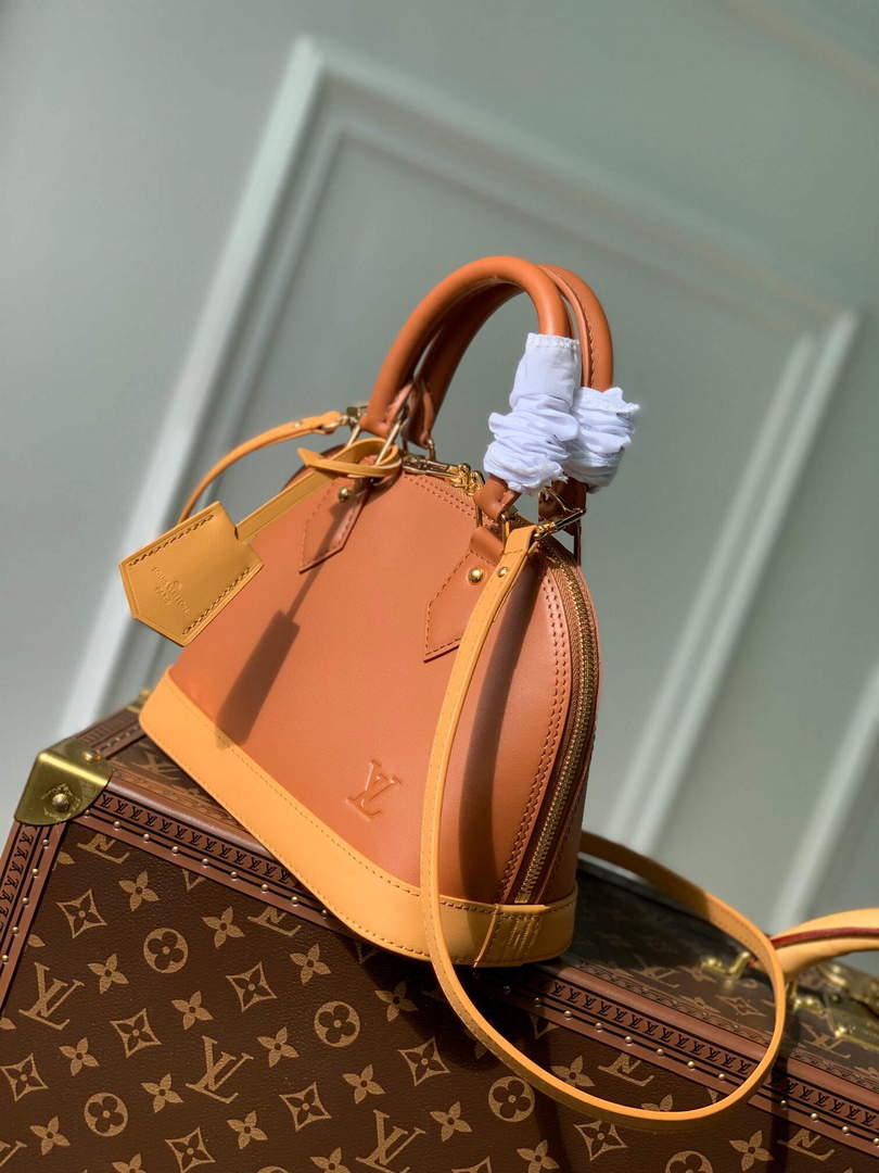 LV M40862 Louis Vuitton Alma BB Handbag Brown - Default Title - View 3