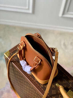 LV M40862 Louis Vuitton Alma BB Handbag Brown - Default Title - View 9