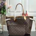 LV M40995 Louis Vuitton Neverfull MM Monogram M41178 Bag Beige - Voguebags