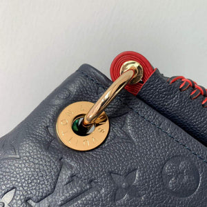 LV M41066 Louis Vuitton Artsy MM Handbag Black Red - Default Title - View 5