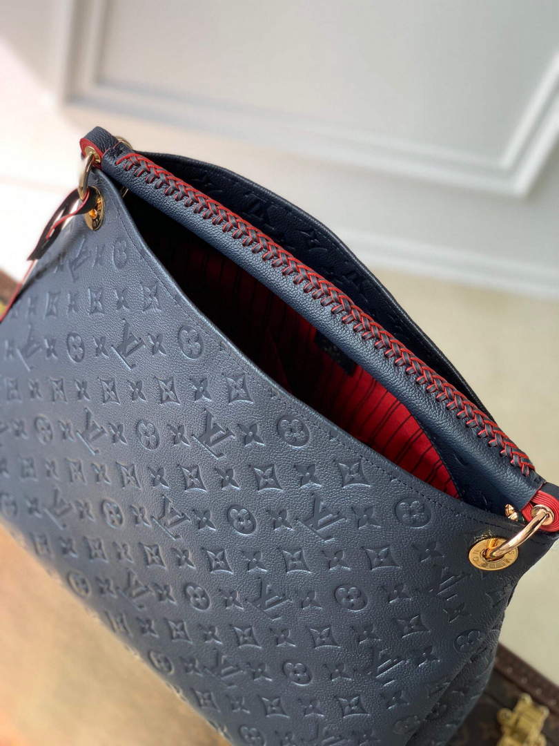 LV M41066 Louis Vuitton Artsy MM Handbag Black Red - Default Title - View 7