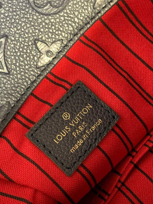 LV M41066 Louis Vuitton Artsy MM Handbag Black Red - Default Title - View 8