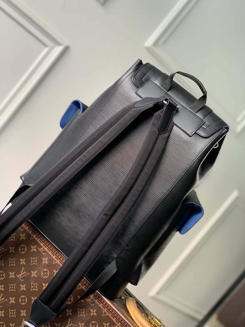 LV M41079 Louis Vuitton Christopher MM Epi Black - Default Title - View 2