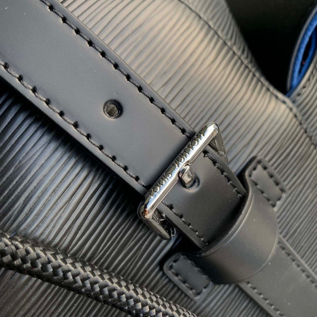 LV M41079 Louis Vuitton Christopher MM Epi Black