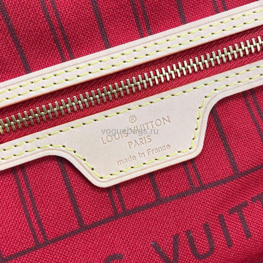 LV M41245 Louis Vuitton N41362  Neverfull PM Monogram Bag Red - Voguebags