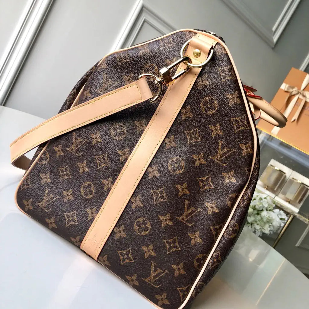 LV M41416 Louis Vuitton Keepall Bandouliere 50 Travel Bag Monogram