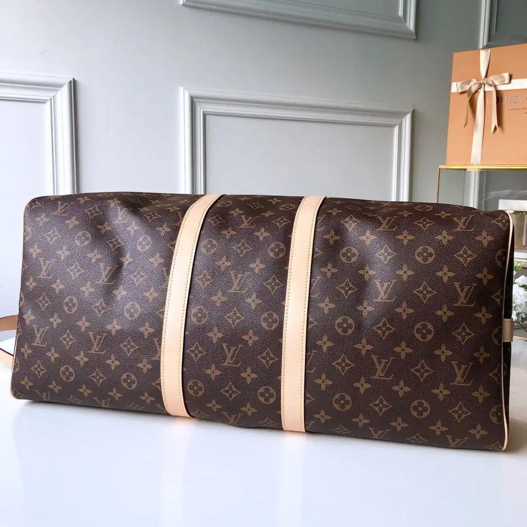 LV M41416 Louis Vuitton Keepall Bandouliere 50 Travel Bag Monogram