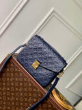 LV M41487 Louis Vuitton Pochette M¨¦tis Handbag Dark Blue