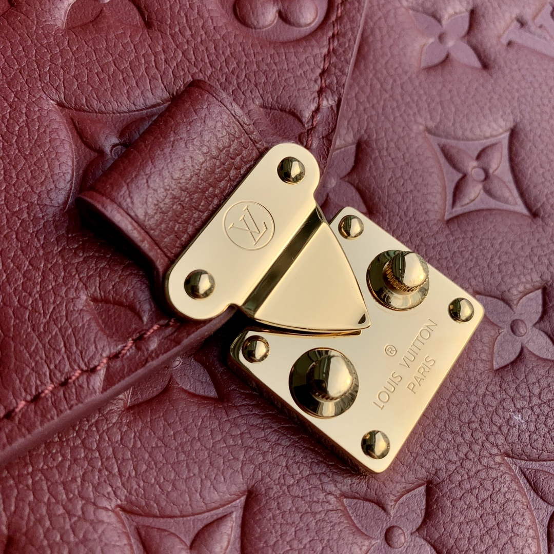 LV M41487 Louis Vuitton Pochette M¨¦tis Handbag Wine Red - Default Title - View 3