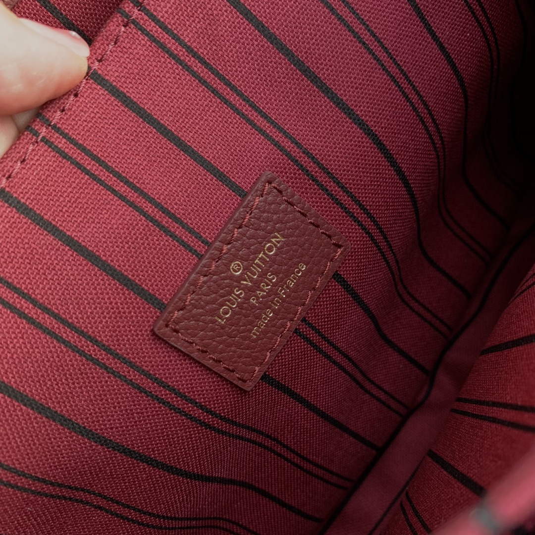 LV M41487 Louis Vuitton Pochette M¨¦tis Handbag Wine Red - Default Title - View 7