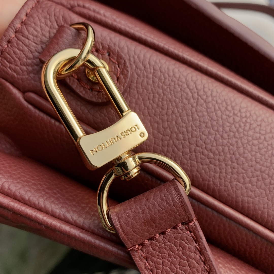 LV M41487 Louis Vuitton Pochette M¨¦tis Handbag Wine Red - Default Title - View 8
