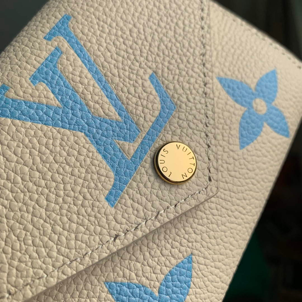 LV M41938 Louis Vuitton Victorine Wallet Blue