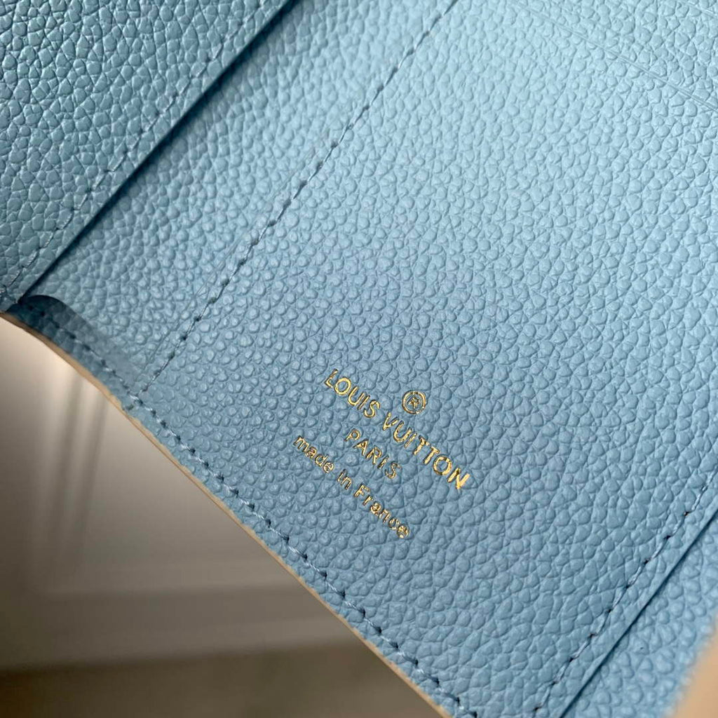 LV M41938 Louis Vuitton Victorine Wallet Blue