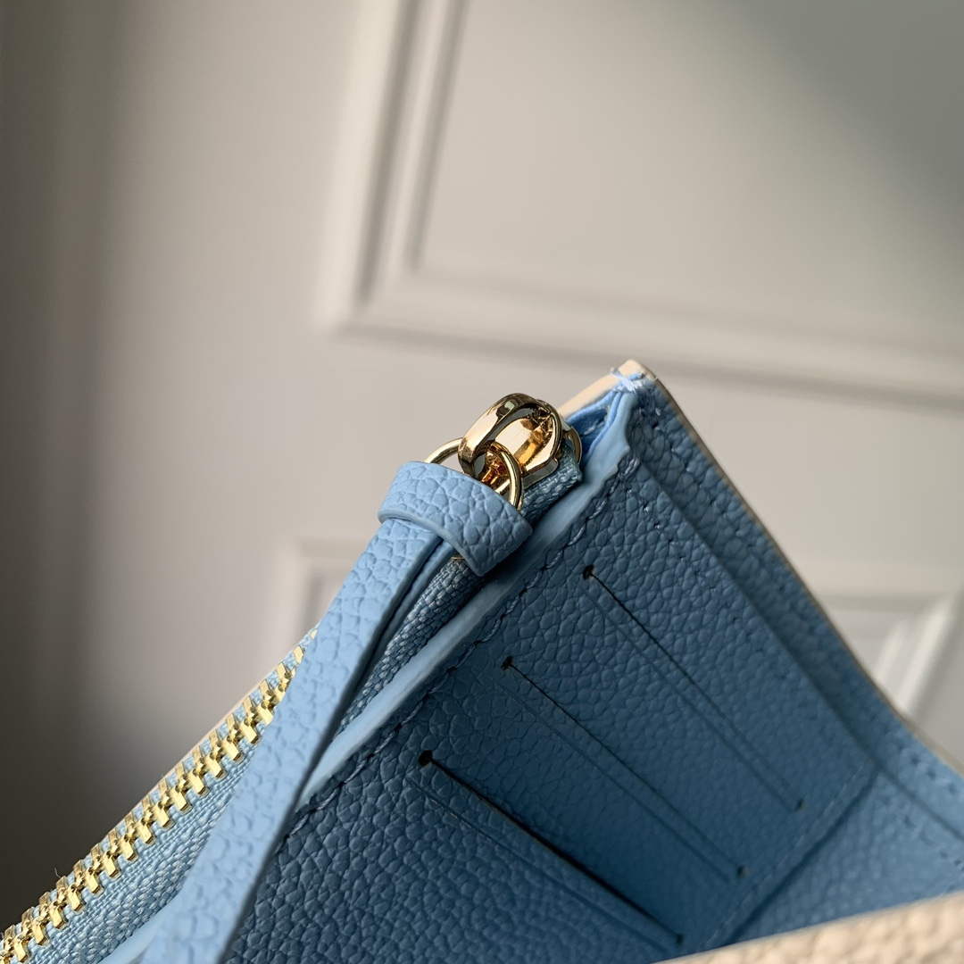 LV M41938 Louis Vuitton Victorine Wallet Blue