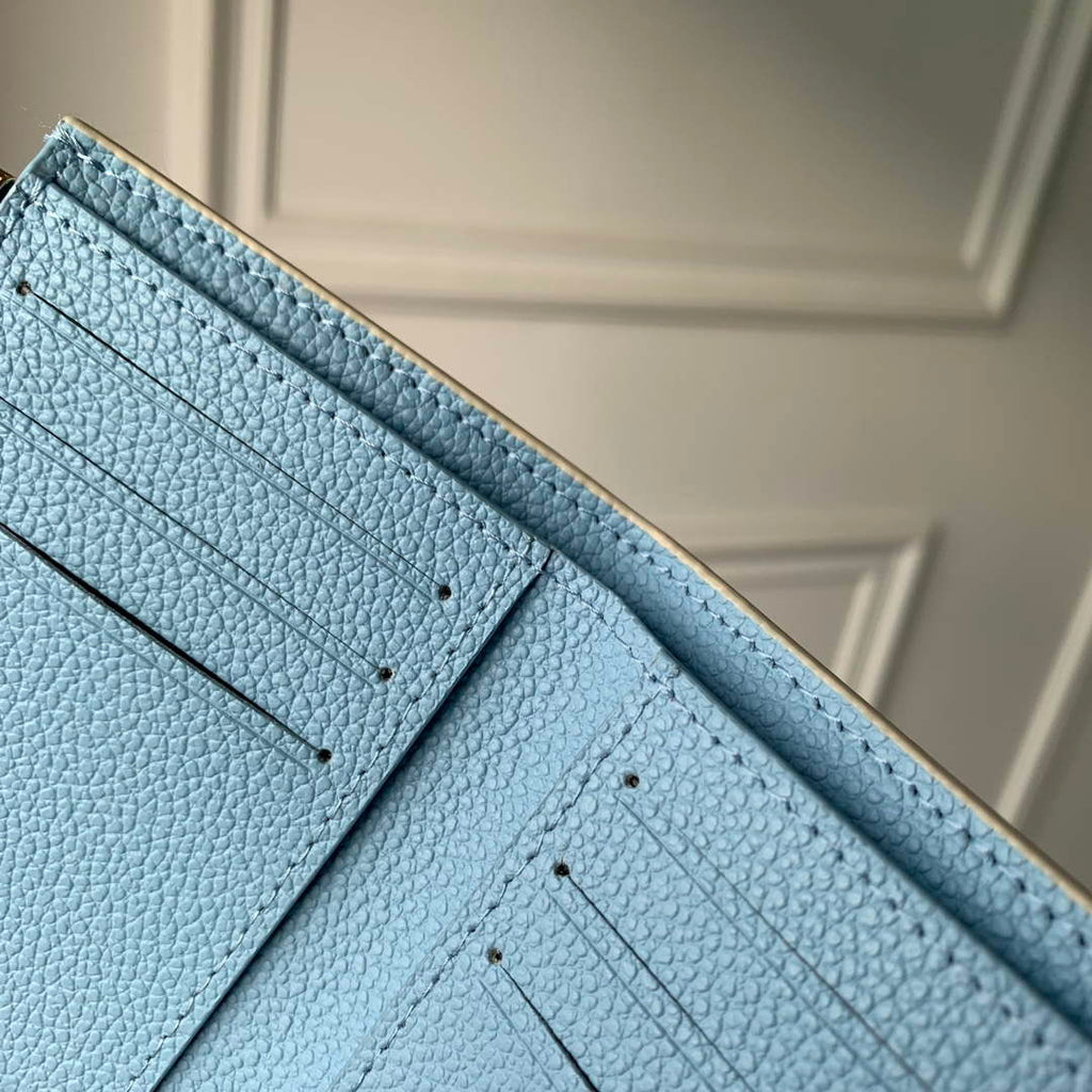 LV M41938 Louis Vuitton Victorine Wallet Blue