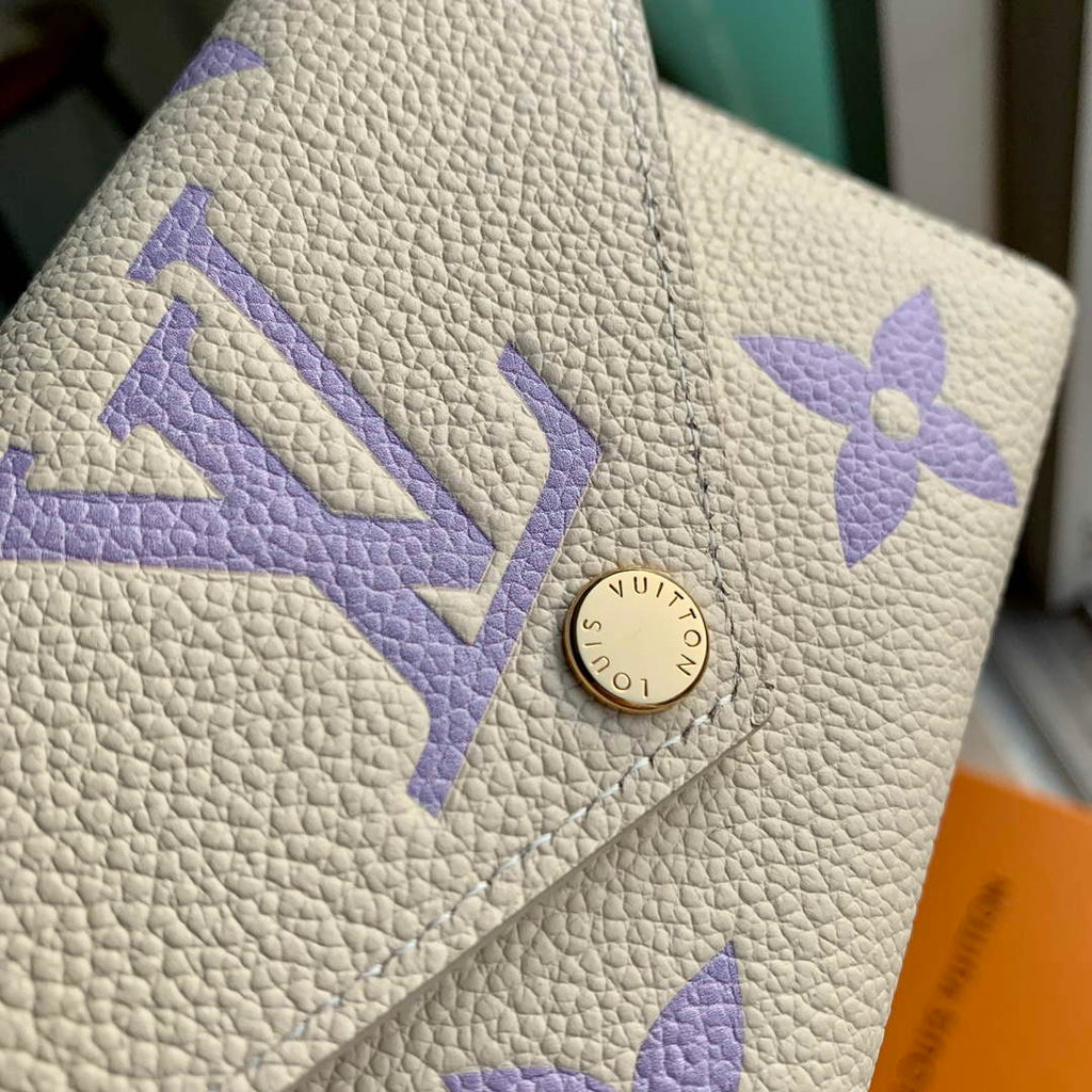LV M41938 Louis Vuitton Victorine Wallet Taro Purple