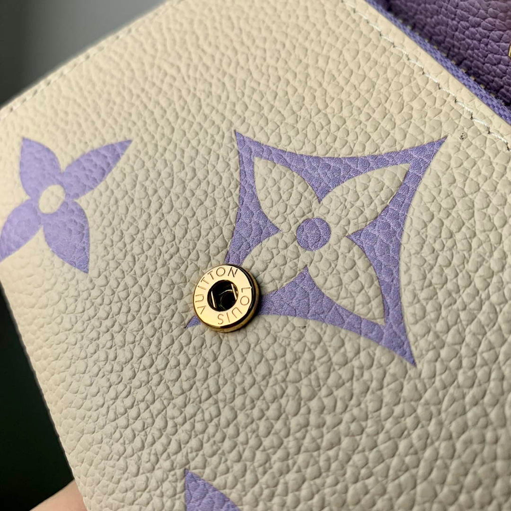 LV M41938 Louis Vuitton Victorine Wallet Taro Purple