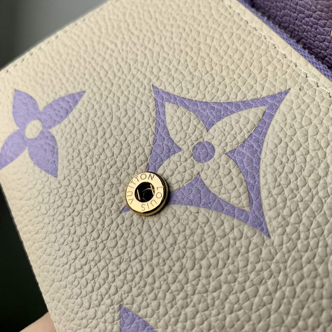 LV M41938 Louis Vuitton Victorine Wallet Taro Purple