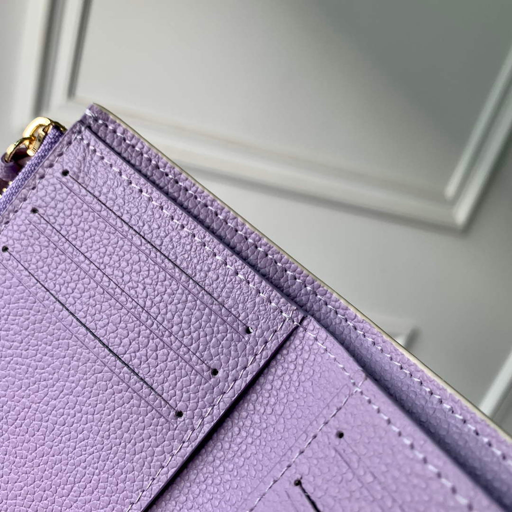 LV M41938 Louis Vuitton Victorine Wallet Taro Purple